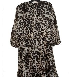Diane VonFurstenberg leopard print dress